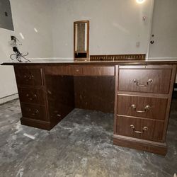 Executive Wooden Office Desk For Sale! 