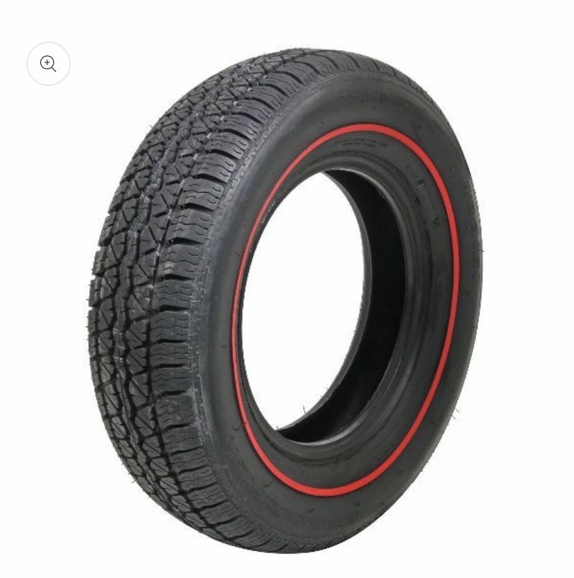 Coker Classic Radial Tires Red Line