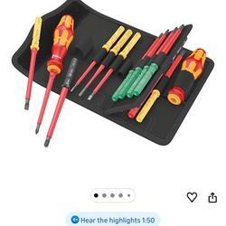 New Wera  KRAFTFORM KOMPAKT VDE 17 UNIVERSAL 1 TOOL FINDER,17 PC