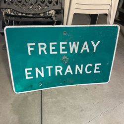 Freeway sign