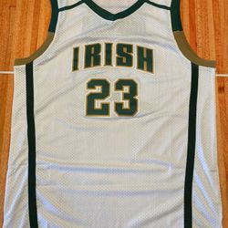 Lebron James #23 High School Throwback Jersey Stitched Lettering - brand new!