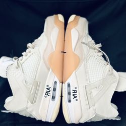 Nike Air Jordan 4 (Off White ) Sz 9.5