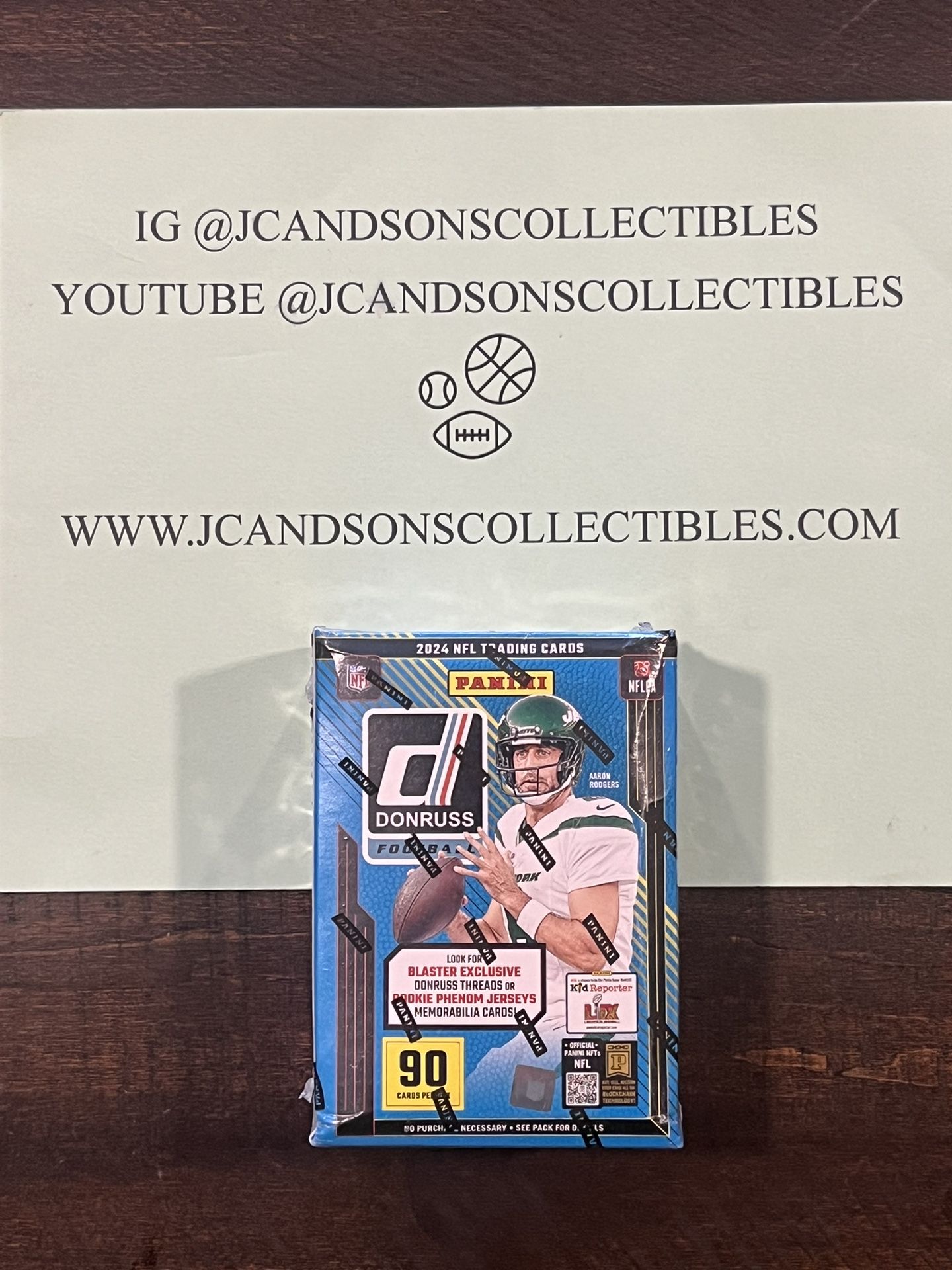 2024 NFL Donruss Football Cards Blaster Box Target Exclusive Blue