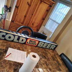 Antique Bud Light 🚨 Sign 