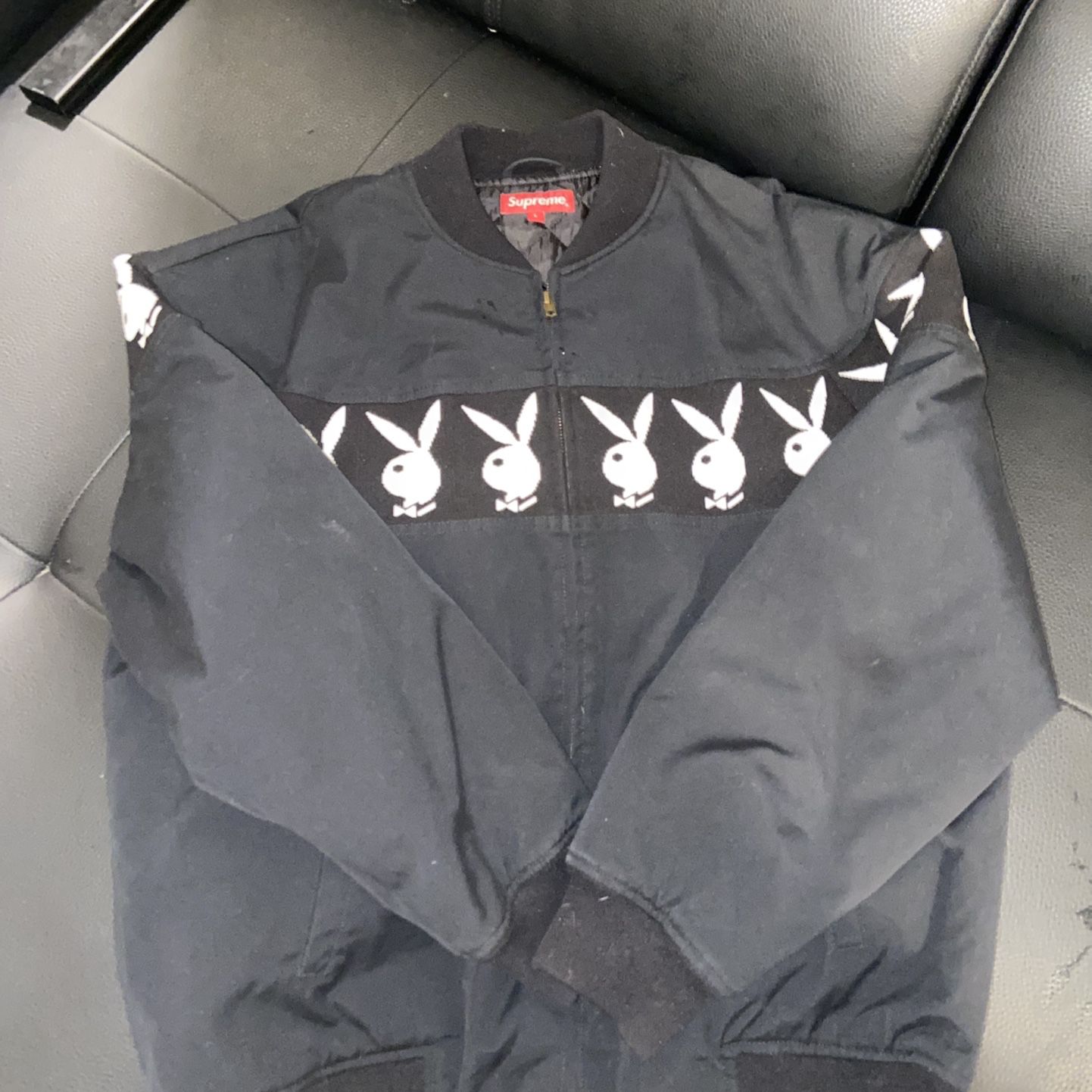 Supreme Playboy Crew Jacket Black Large for Sale in Princeton, FL - OfferUp