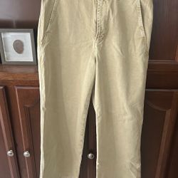 Beige White Leg Jeans