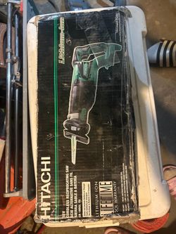 HITACHI 18v cordless reciprocating saw