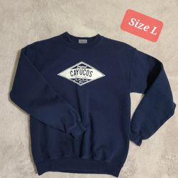 Kid's Navy Blue Cayucos California Sweatshirt Large