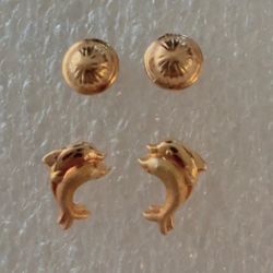 Topitos De Oro De 18 K