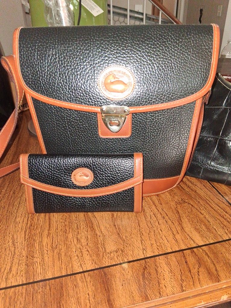 Dooney And Brook Bag And Wallet
