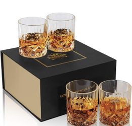  Whiskey Glasses with Luxury Box 