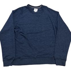 Vintage Champion Men’s Navy Blue Long Sleeve Sweatshirt Size XL