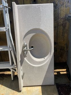 Bathroom sink countertop- Corian as sh