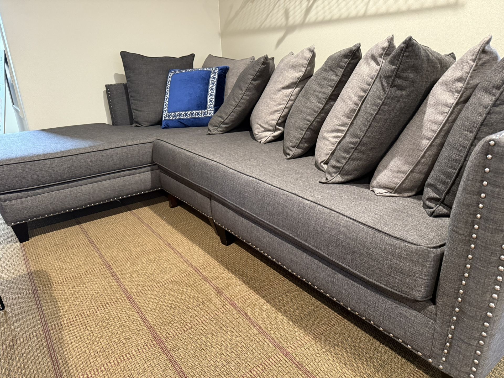Gray Chaise Sofa