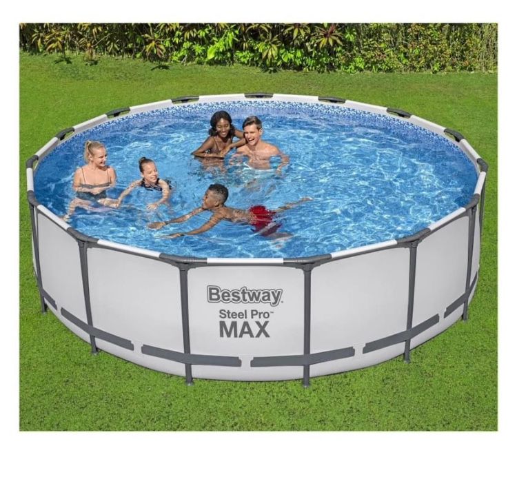 15' x 48" Prismatic Stone Above Ground Pool Set, New in Box 