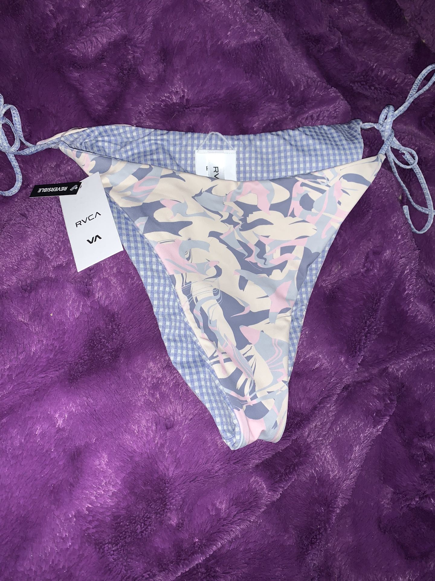 Ladies High Cut RVCA Bikini Bottom Nwt