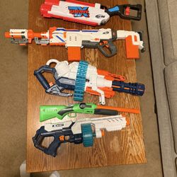 Nerf And X-Shot Toys