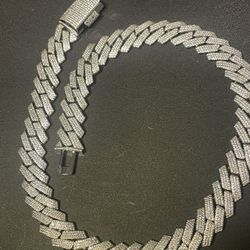 Fully Iced Out 19MM Cuban Link Chain