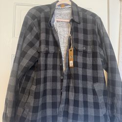 Men’s Black And Gray Checkered Jacket 