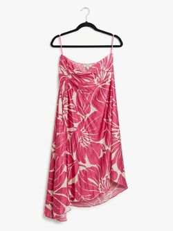Mango Floral Asymmetrical Skirt