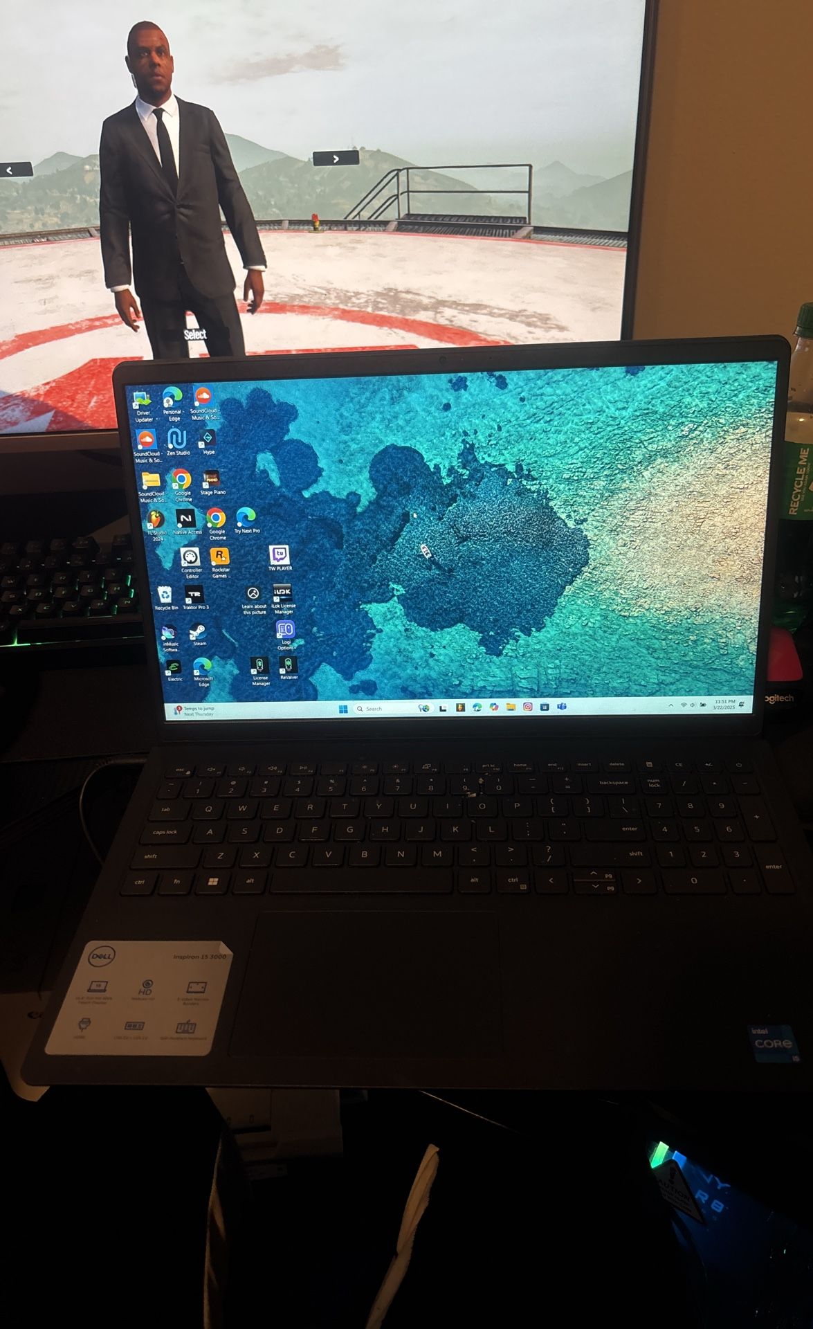 Dell Pc Touch Screen 1tb Great Condition