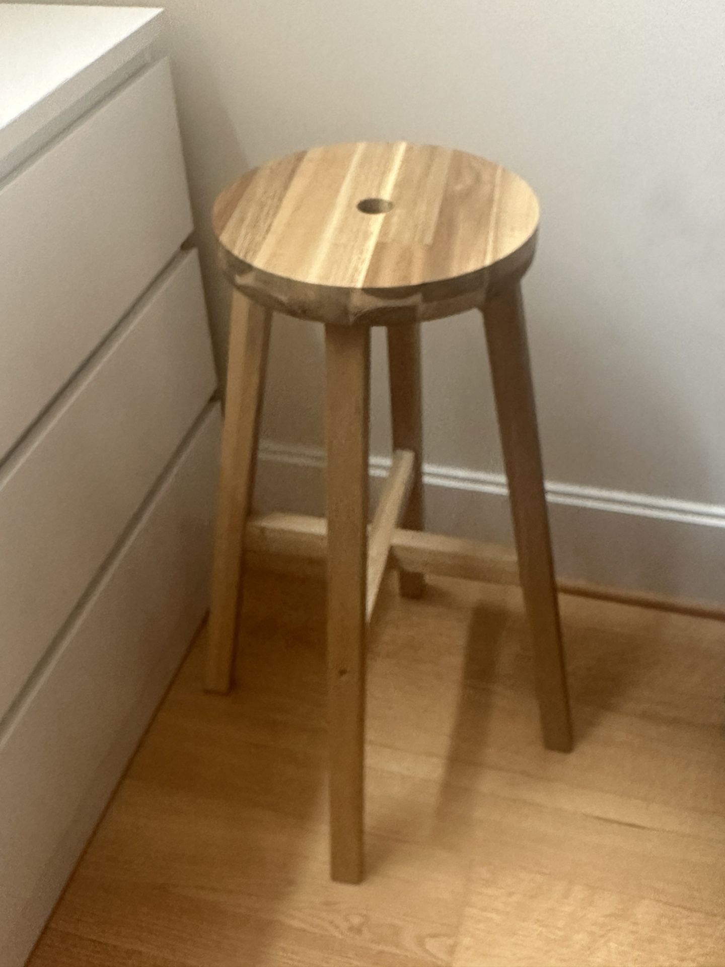 Two Wooden Island/Bar Stool