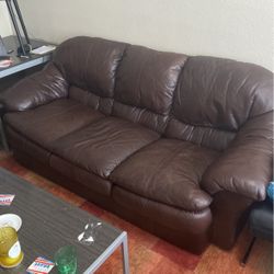 Leather Couch 