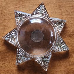 Antique Victorian Goofus Glass Magnifying Glass Paperweight