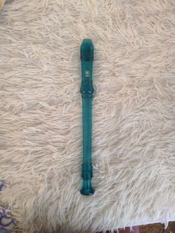 Teal Yamaha Recorder