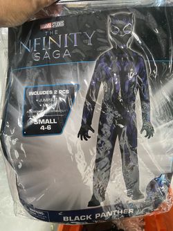 Black Panther Kids Costume Small 4-6