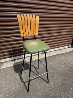 Mid Century Modern Retro swivel Bar Stool