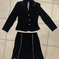 Skirt And Blazer Set