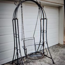 Metal Garden Swing
