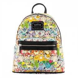 Loungefly Pokemon Ombre Womens Double Strap Shoulder Bag Purse