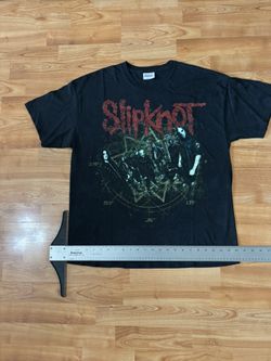 Vintage Y2K Slipknot Band Tee Black Size XL #metal #bandtee