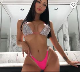 Silver and White , Black And Silver, Pink And Silver Bikini Set Sparkles for Swim