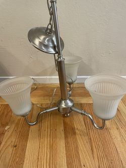 Chandelier 3 Light Silver - Free!
