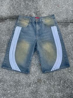 Rhinestone Denim Jorts