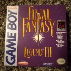 The Final Fantasy Legend 3. Gameboy 