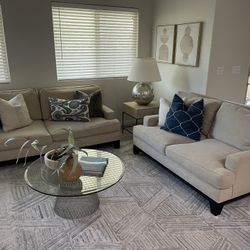 Pottery Barn Sofa and Loveseat