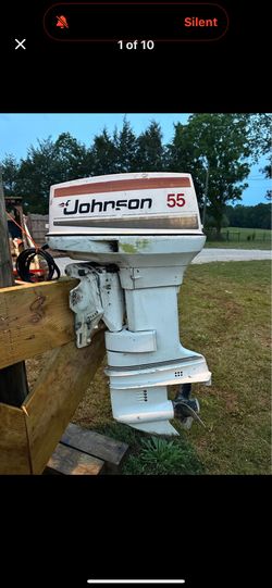 Johonson 55 hp outboard boat motor