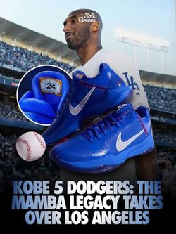 Kobe V Dodger's size 10.5 (NO TRADES PRICE IS FIRM)