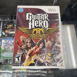 Guitar Hero Aerosmith Wii $25 Gamehogs 11am-7pm