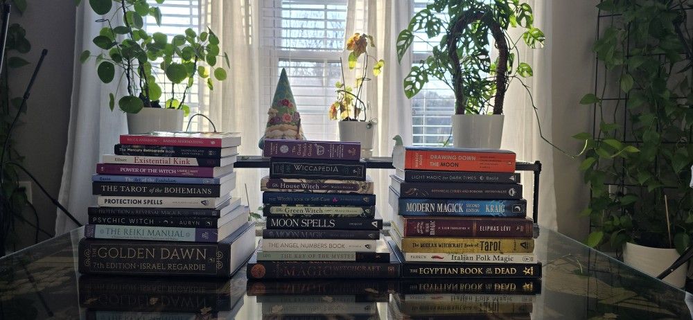 Collection Of Witchcraft, Tarot And Occult Books