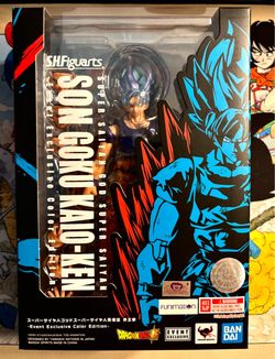 S.H. Figuarts Dragon Ball Super Saiyan God Super Saiyan Son Goku Kaio Ken NYCC