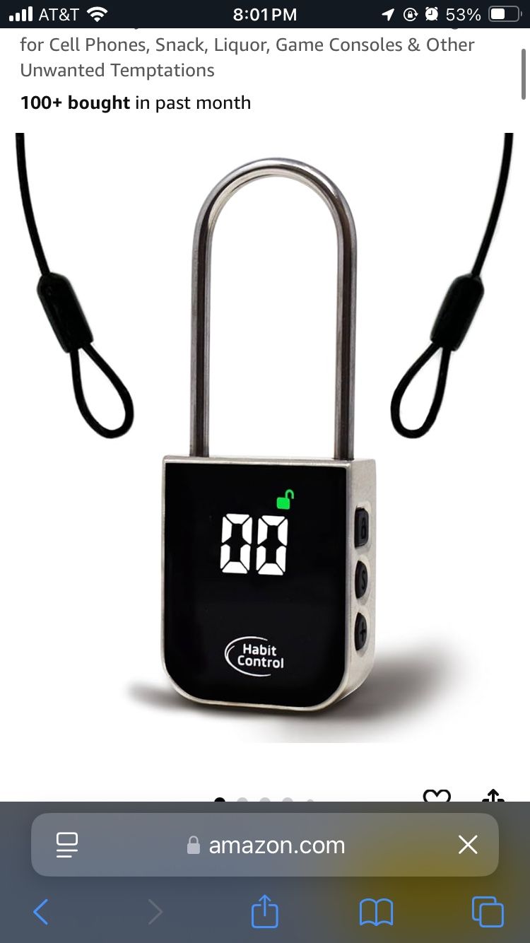Habit Control Timer Lock