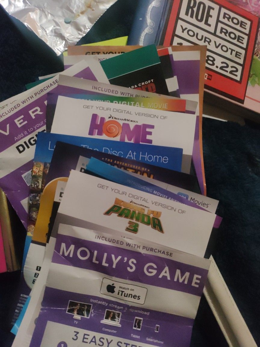Updated June 2025! NEW Movies - Digital Copy Codes