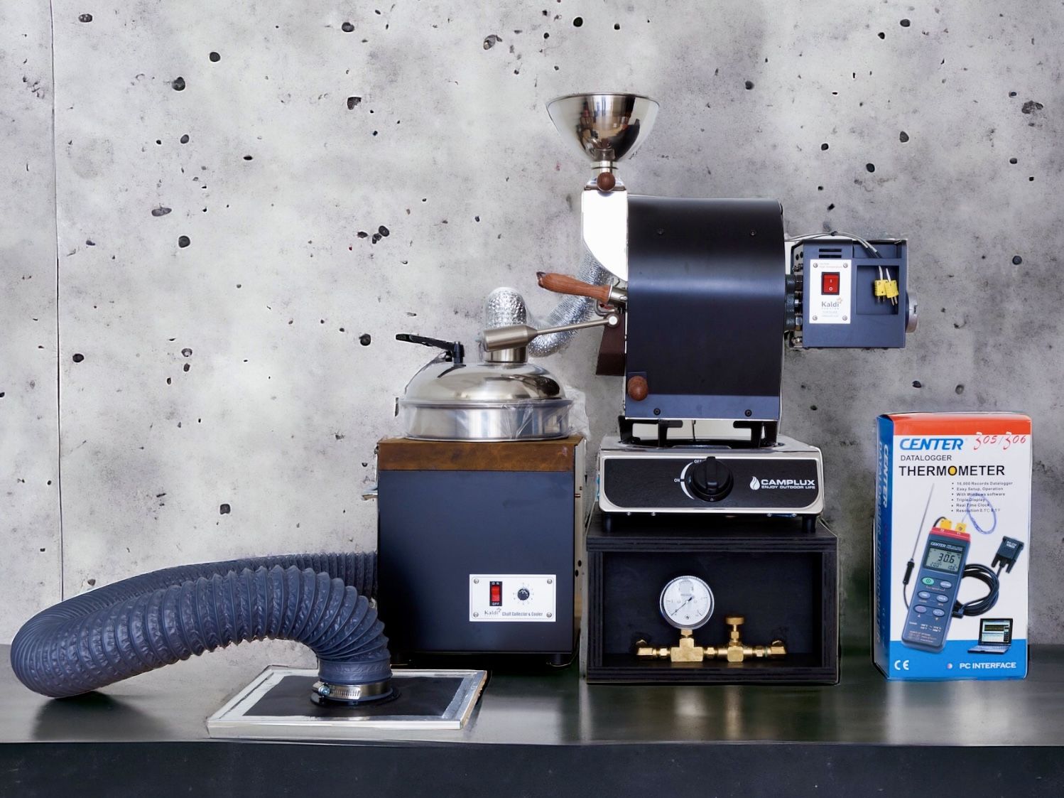 KALDI FORTIS Coffee Bean Roaster Professional for Cafe Capa 600g Chaff Collecter Cooler.