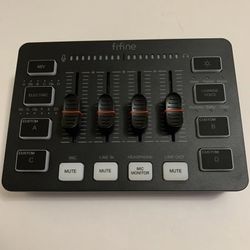FIFINE Ampligame SC3 Gaming Audio Mixer Audio Reverberation Universal