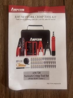 Ampco RJ45 Crimping Tool Kit